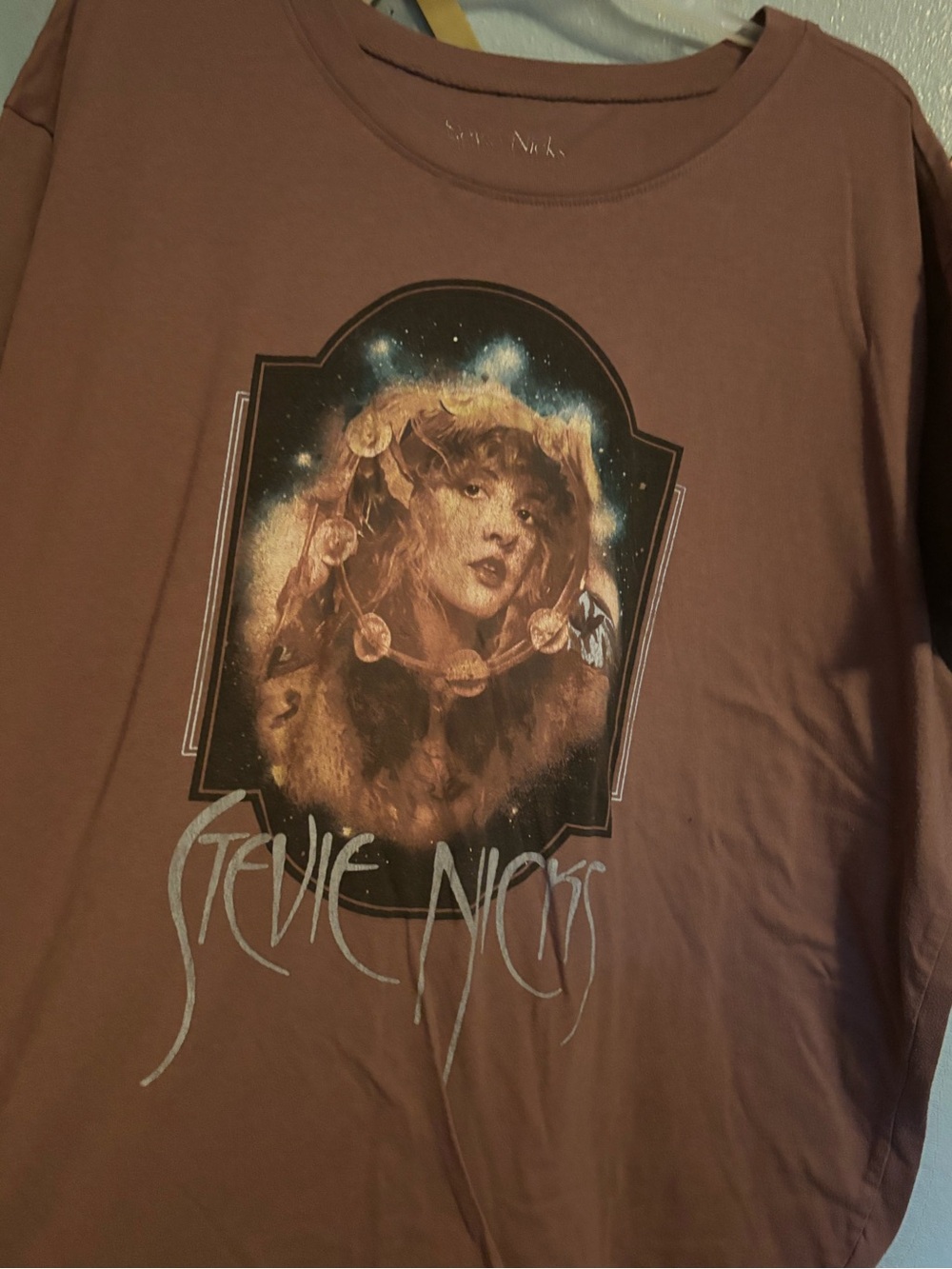Stevie Nicks Graphic Tee - Dusty Rose Women’s plus size Shirt